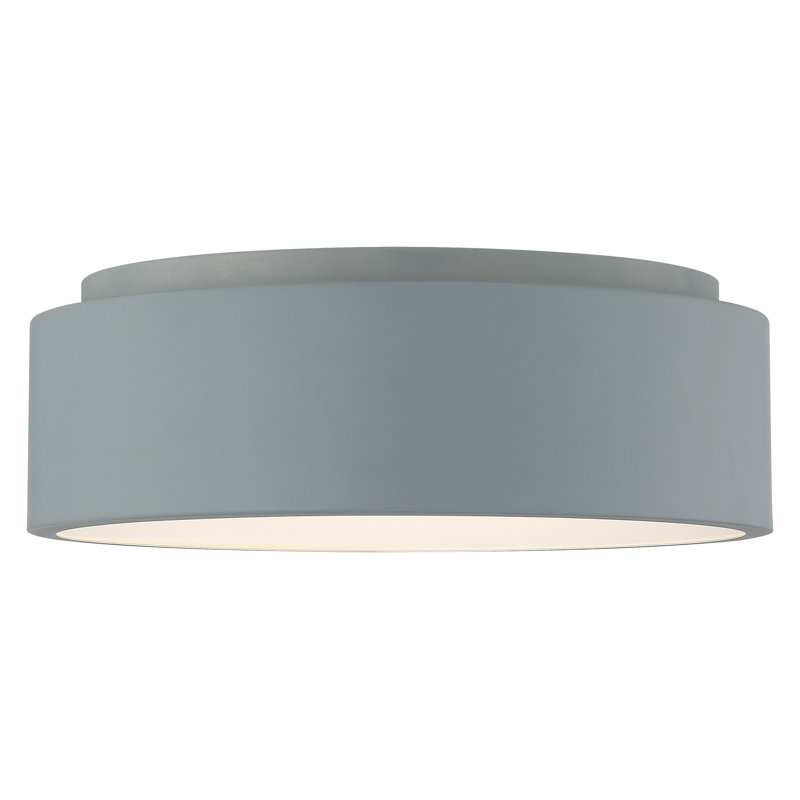 Old Lyme Acrylic Flush Mount, Gray