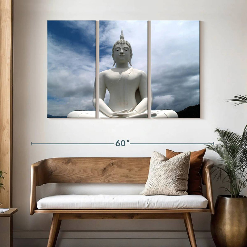 Bouddha Adella Wat, H 32 po x l 50 po