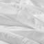 Couverture en duvet synthétique blanc double / grand