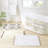 Woven Texture Stripe Bath Rug Grey 22X58"