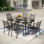Stoneham 6 - Person Patio Dining Set with Rectangular Table