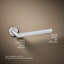 8" Wall Mounted Towel Arm-727049861