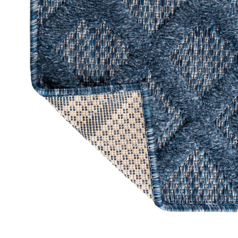 Gries Geometric Indoor / Outdoor Rug, Runner 2' x 8'