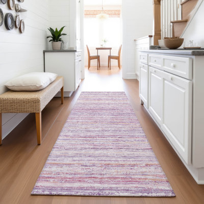 Premium Machine Washable Barry AMF1239 Stripes Rug