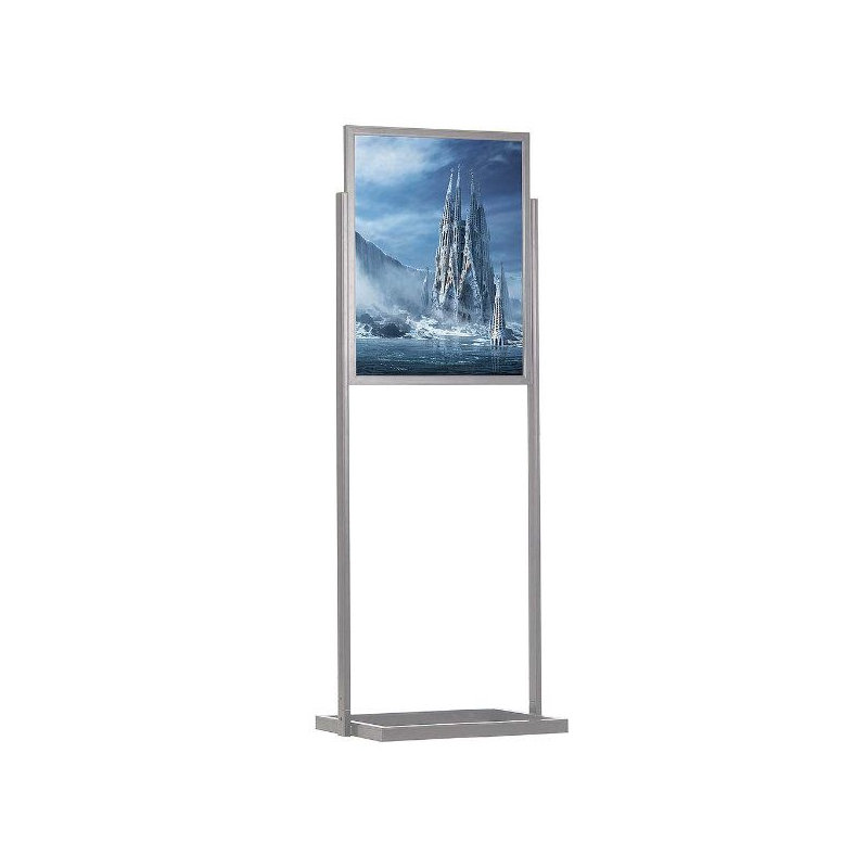 Planche eco info, H 24,91 po x l 36,91 po, Argent