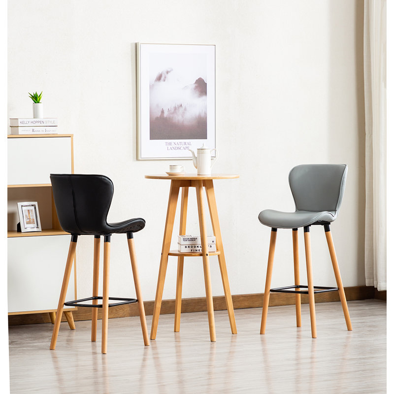 Tabouret 30,12 "Hewlett, Noir