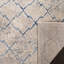 Cambrai Geometric Light Grey/Dark Blue Area Rug-44650075