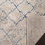 Tapis gris clair / bleu foncé Aubreelynn Cambrai-32706507