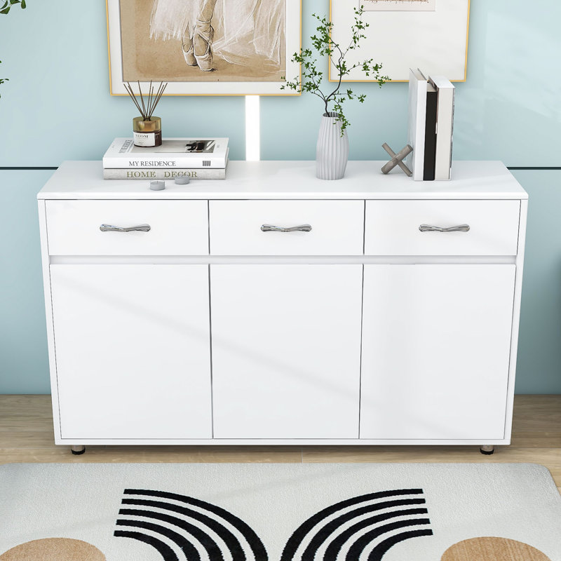 Gemina Accent Cabinet, White