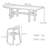 Solid wood ash unique dining table set-107205776