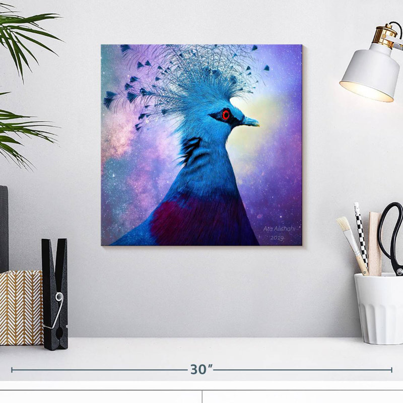 Brampt Beautiful Bird, 16" H x 16" W