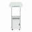 Sit-to-Stand Rolling Adjustable Laptop Cart With Storage