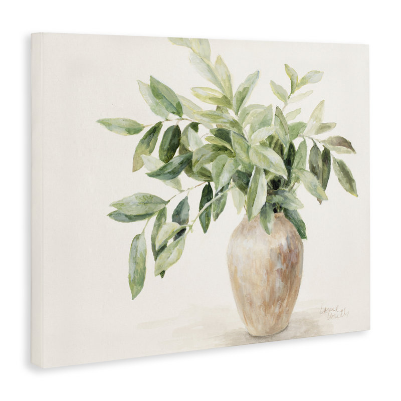 Art mural sur toile Ivy Pots Plant par Lanie Loreth, H 16 po x l 20 po