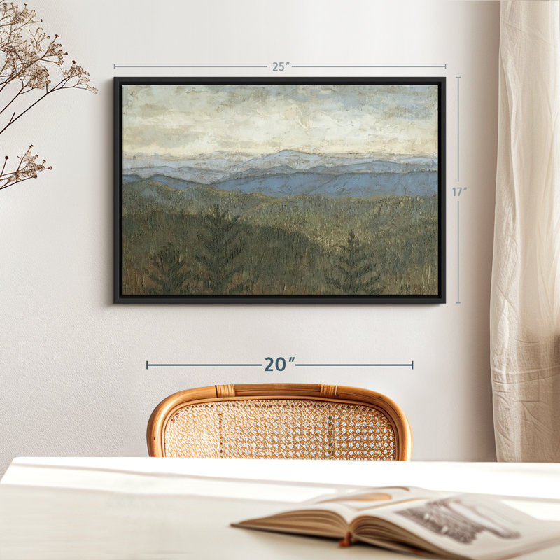 " Blue Ridge View I Canvas Print ", 17" H x 25" W
