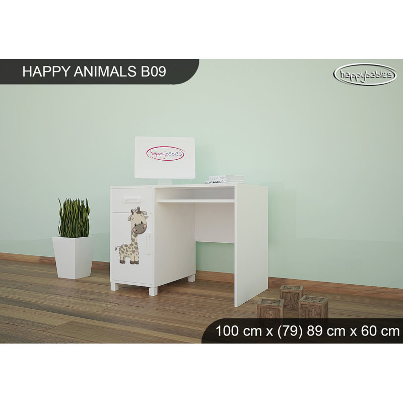100cm Writing Desk, White