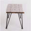 ZION INDUSTRIAL WOOD AND METAL COFFEE TABLE