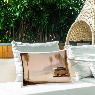 Coussin d'extérieur à motif guépard Intense