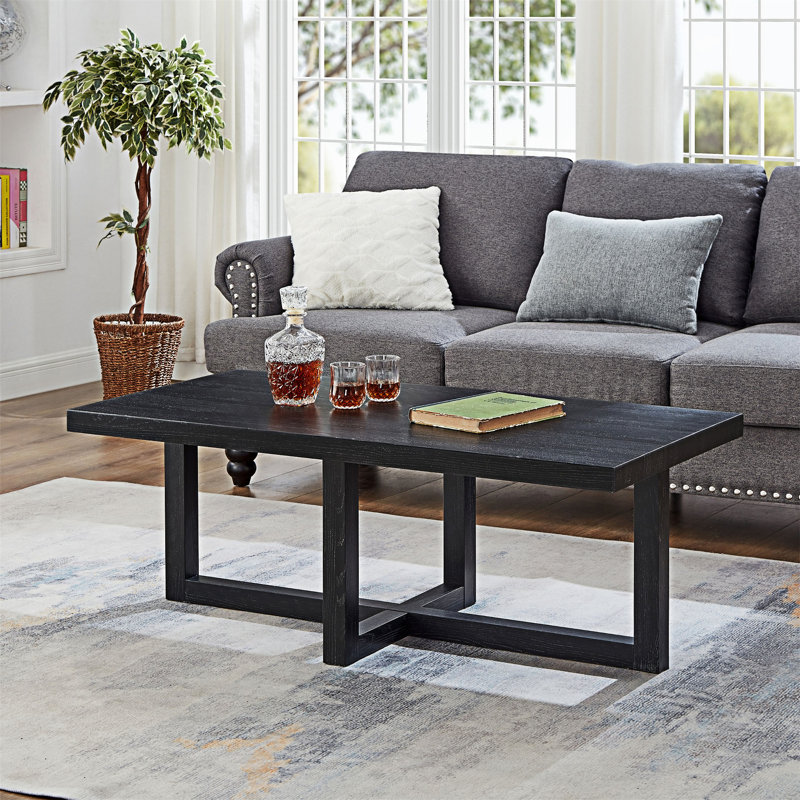 Valluri Contemporary Coffee Table, Black