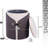 Latitude Run® Two-Toned Vanity Stool Ottoman with Storage