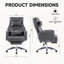 Chaise de bureau pivotante et ergonomique-1318547633