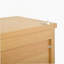 Armoire de cuisine avec tablettes, armoire d'appoint en bois avec 3 tiroirs pour la cuisine et la salle à manger-1194340335