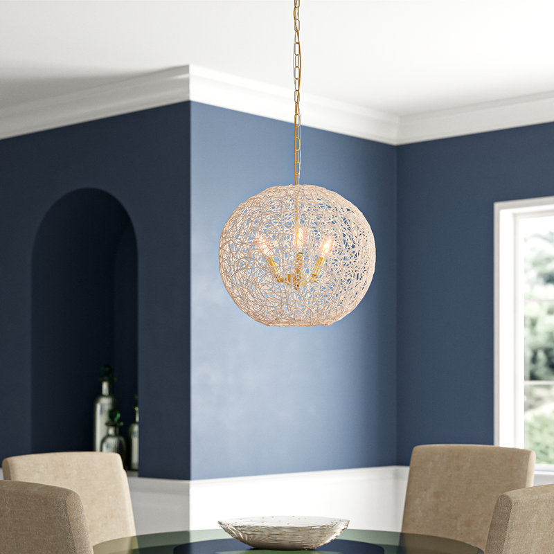 Jaelanie 3 - Light Dimmable Globe Chandelier