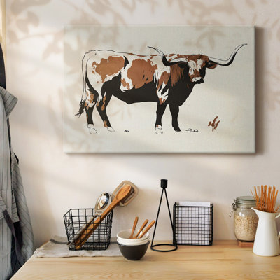 Toile tendue Terre Cotta Steer I-Gallery