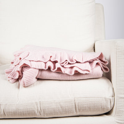 Ruffle Border Throw