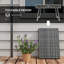 Rectangle Steel Outdoor Coffee Table - 63.5 cm W 10 cm D