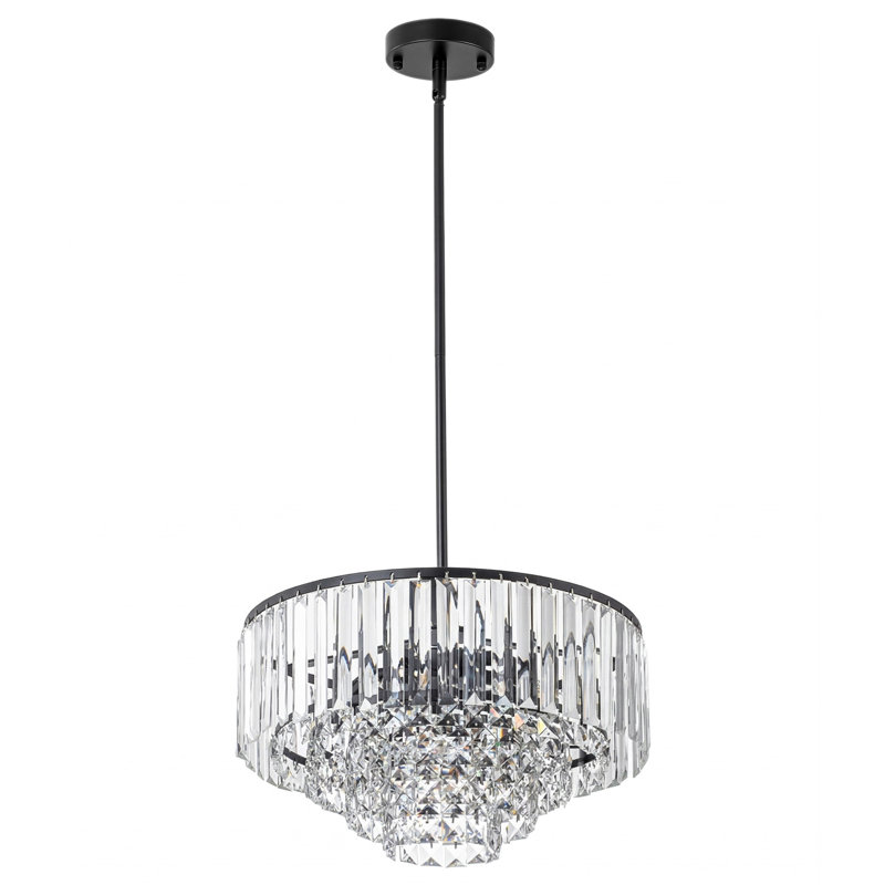 Lustre en cristal à 5 lumières Amiriya, 5 lumières