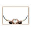 Nature Inspired Peeking Longhorn Cow by  - Picture Frame Photograph on Paper-81388112-131284513-131286414