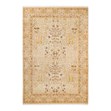 Tyechia One-of-a-Kind 6' 3" X 8' 9" 2000s Wool Area Rug in Ivory