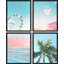 «Tropical Tree Ferris Wheel», impression sur papier 4 pièces-97782674-97782677