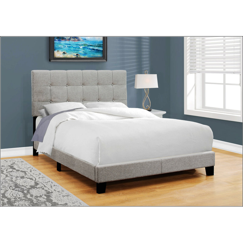 Full Bed, Gray, Full