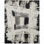 Atelier Inkstroke Ivory Black Wool Hand Loomed Area Rug-757084283