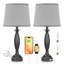 Ensemble de 2 lampes de table à contrôle tactile-912710420-912710419