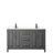 Daria 60'' Double Bathroom Vanity with Carrara Marble Top-97964211-97964213