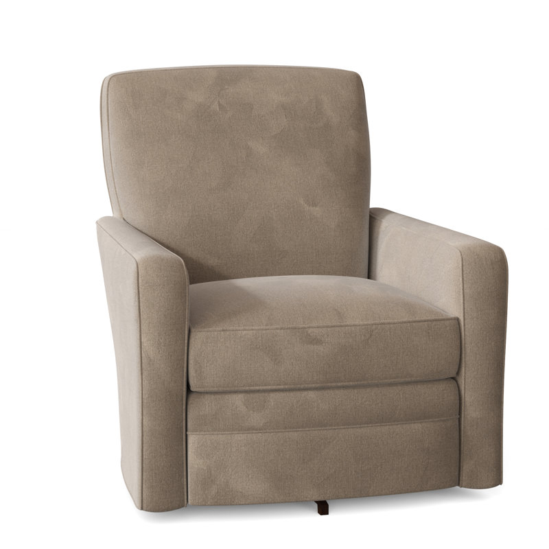 Idana Upholstered Swivel Armchair, No, Tweetie 7 Tan Performance Velvet