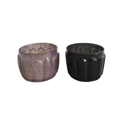 Petit porte-votive en verre Emilia