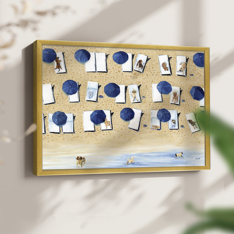 Chiens autorisés - Reproduction encadrée - Restickable, H 16 po x l 20 po