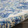 Burnie Oriental Blue/Ivory Area Rug