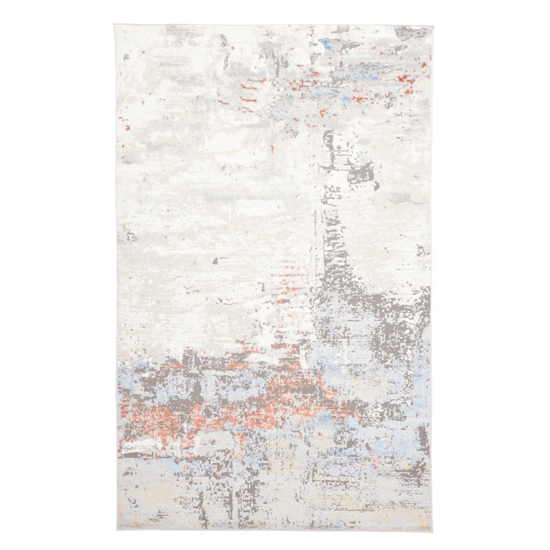 Arlo Ivory Rug, Rectangle 5' x 8'