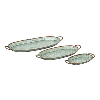 Allegro Metal Tray - Set of 3
