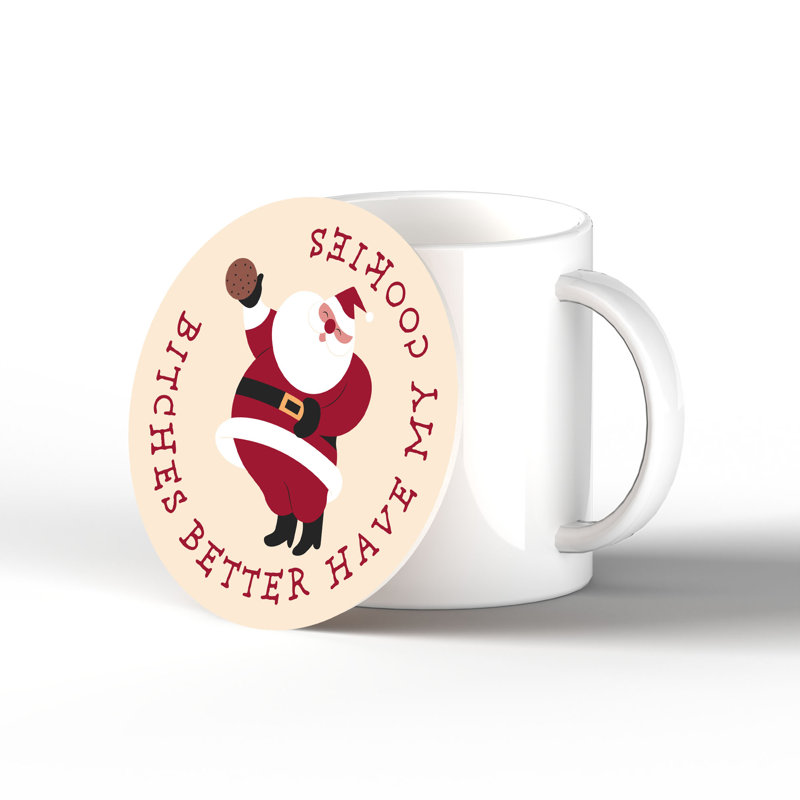 Carley Ceramic Round 1 Piece Coaster