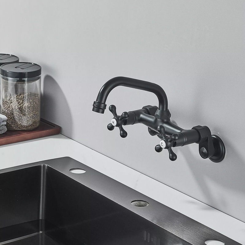 Robinet de cuisine AlenArtWater, Noir mat