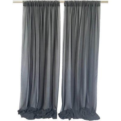 Transparent Chiffon Background Curtains