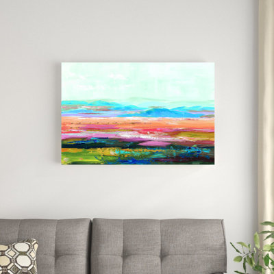 Paysage lumineux - reproduction d'art sur toile tendue