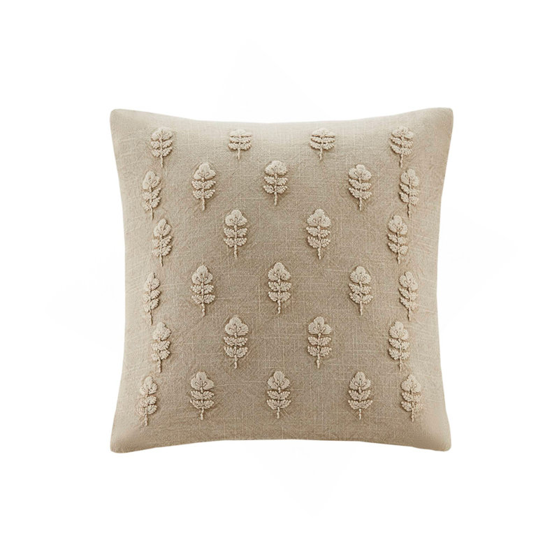 1-Piece 20x20" Cotton Pillow Cover,Linen