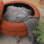 Repose-pieds rond avec rangement Lytham-45798635