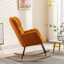 Fauteuil à bascule rembourré et rembourré Modern-1647574185